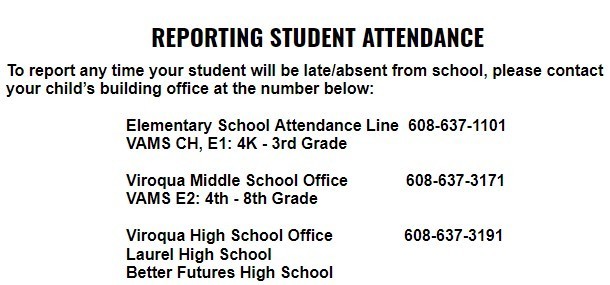 Reporting Student Attendance